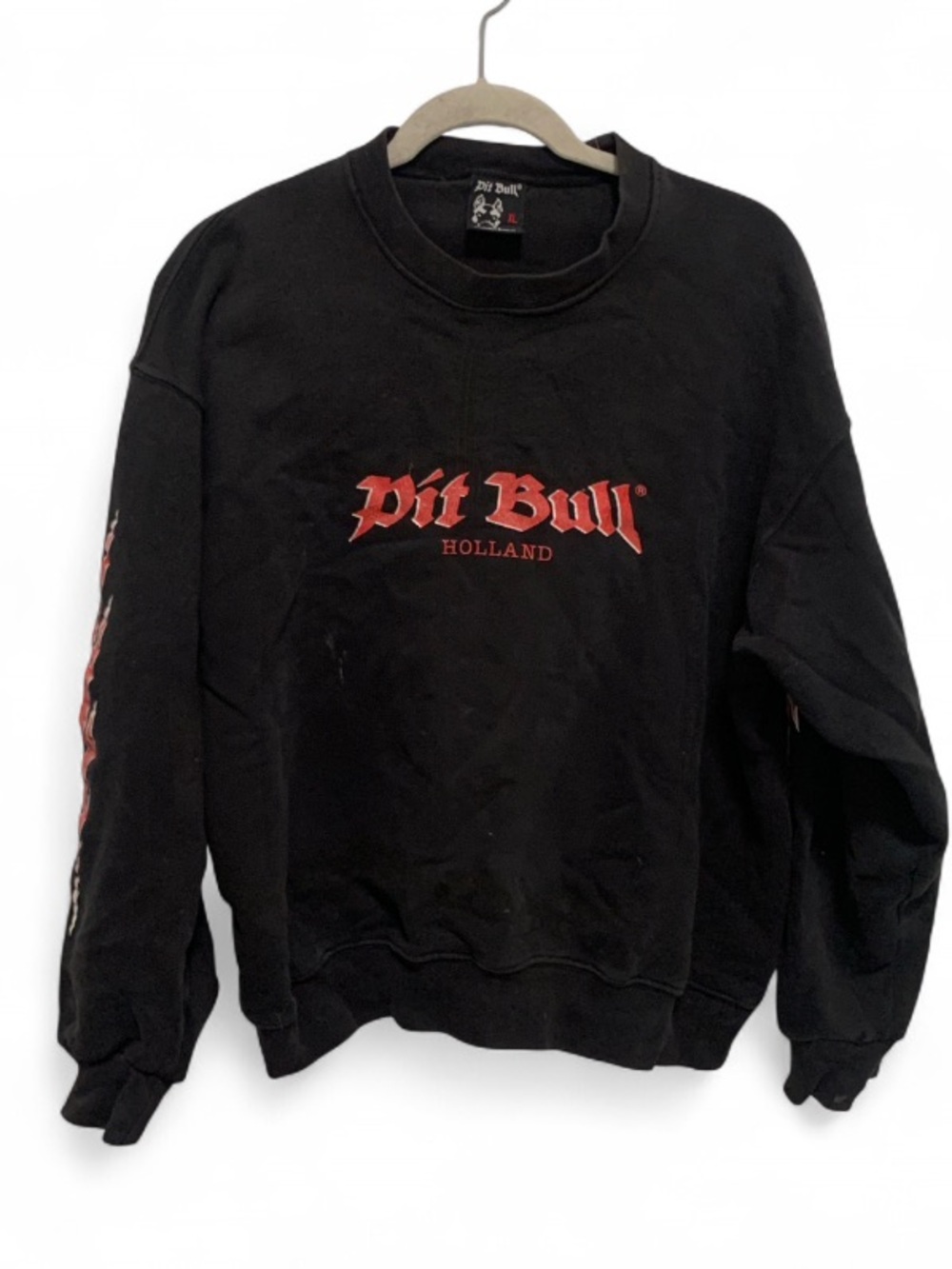 Pit Bull Holland Black Crewneck Sweatshirt